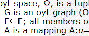 An oyt space is a tuple ...