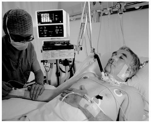 Patient in intensive care