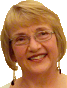 head shot of Susan at her retirement party