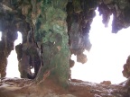  I could not see this in the glare, but the camera got a great shot in one of the caves along the Carribean in Aruba