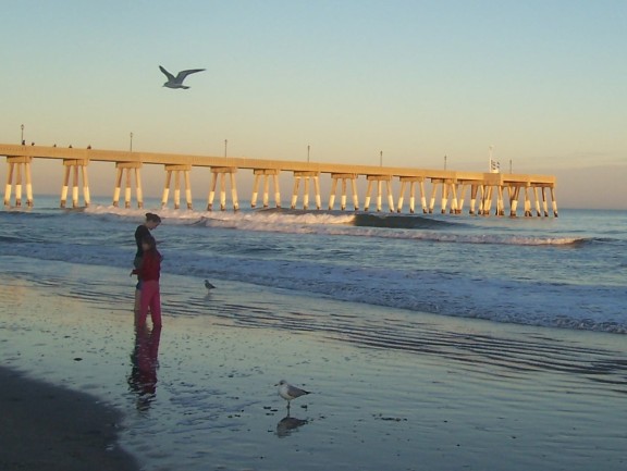  Pier at sunset
