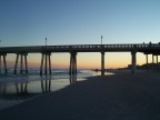  Looking south at twilight through Johnnie Mercer's Pier