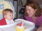  Mama tries to interest Lindsay in bashing her cake