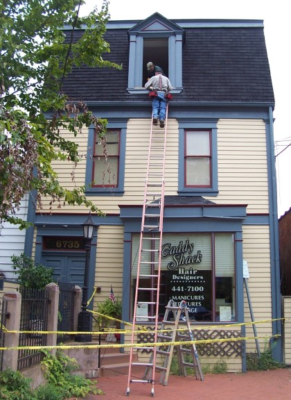  Replacing a high window (Point Breeze, Pittsburgh)