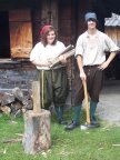  Demonstrating colonial life at Sainte-Marie Among the Hurons