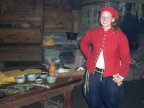  Demonstrating cullinary arts at Sainte-Marie Among the Hurons