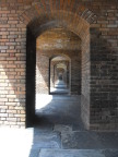  Corridor linking the cannon bays at Fort Jefferson, Dry Tortugas