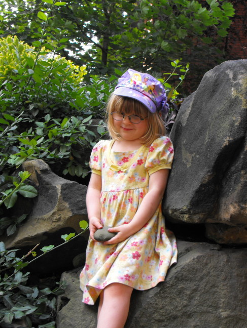 Lindsay visits her grandma's garden in Pittsburgh, Age 4