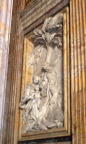  Dramatic bas relief in the Pantheon of Rome