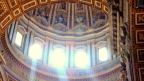  The dome of Saint Peters has more light and decoration than the bigger dome in the Pantheon.  Susan climbed to the top - in 1966!