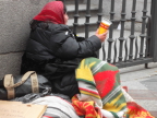  Street person, Madrid - victim of ongoing economic crisis