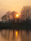  Sunset over the Rhine in Arnhem